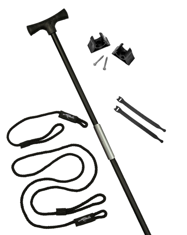 2 Piece 12.5' Stick It Anchor Pin with Tube Connector and Lanyard System