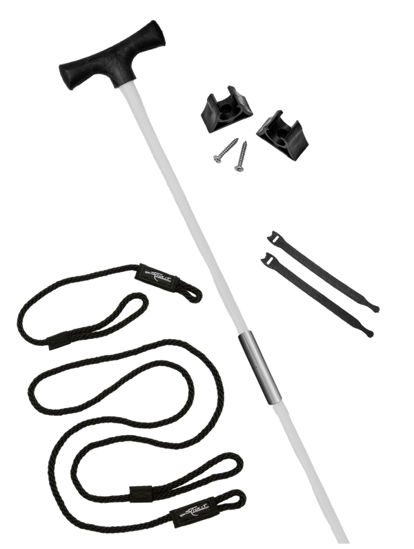 2 Piece 12.5' Stick It Anchor Pin with Tube Connector and Lanyard System