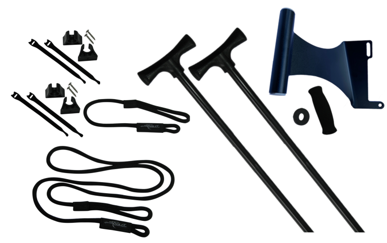 Sandbar Anchor Pins and Motor Mount System