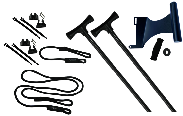Sandbar Anchor Pins and Motor Mount System