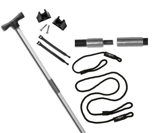 2 Piece 12.5' Stick It Anchor Pin with Screw Connector and Lanyard System