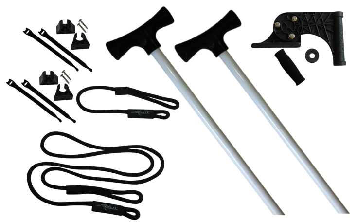 Sandbar Anchor Pins and Brake System